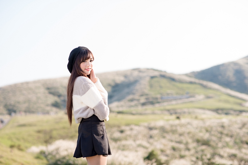 田野里温柔可人清纯照  第20张