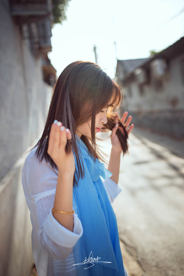 清纯美女户外小清晰写真  第14张