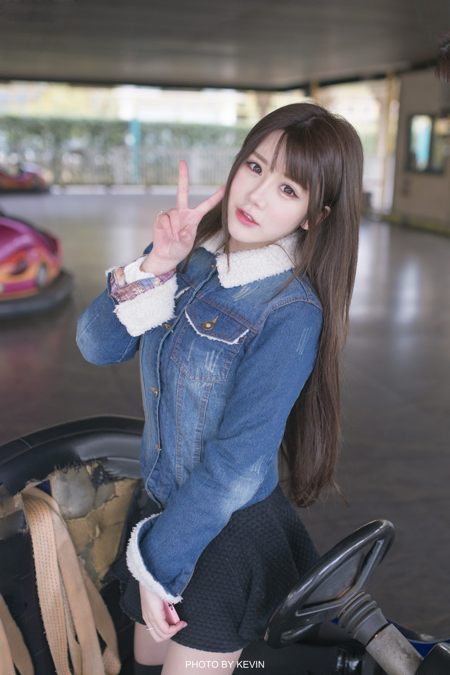 游乐园甜美清纯少女  第5张