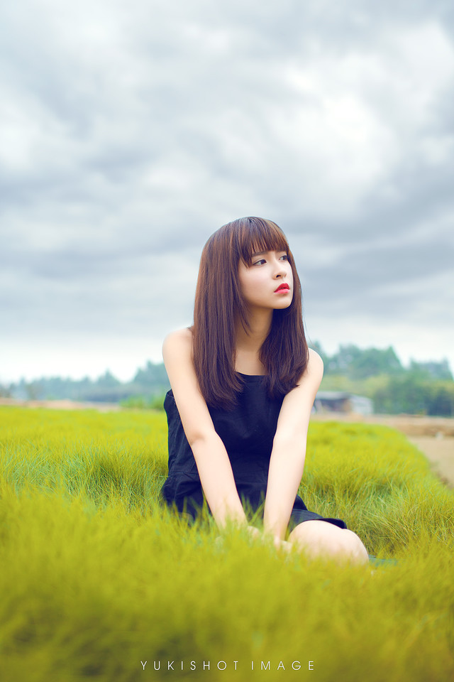 黑裙女子夏日小清新  第16张